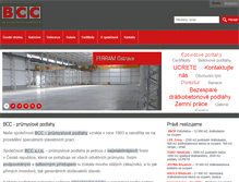 Tablet Screenshot of bcc.cz